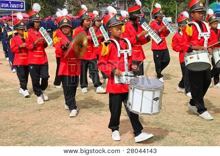 Paraders ในฤดูกาลเทศกาลกีฬาท้องถิ่น