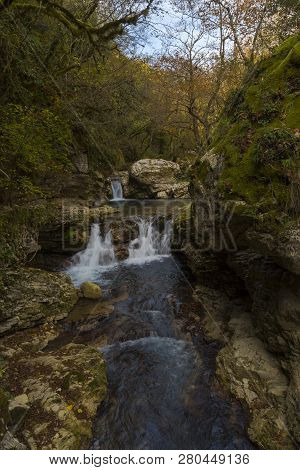 The National Park Of Tzoumerka,peristeri & Arachthos Gorge,is An Open Land Area Of About 820 Km2,loc