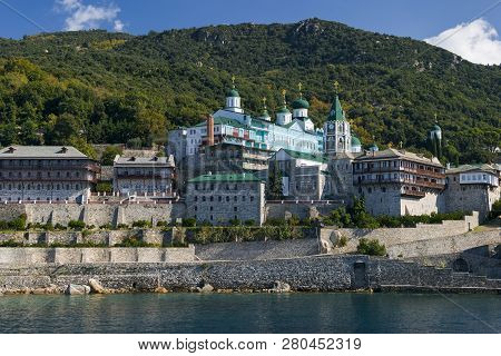 Mt. Athos Peninsula Is Home To 20 Monasteries,and Is An Autonomous Polity Within The Greek Republic.