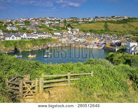 29 June 2018: Port Isaac, Cornwall, Uk - Port Isaac, Where The Doc Marten Tv Series Is Filmed, Cornw