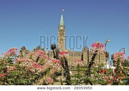 Parliament Hill in Ottawa, Ontario, Canada
