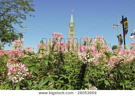 Parliament Hill in Ottawa, Ontario, Canada