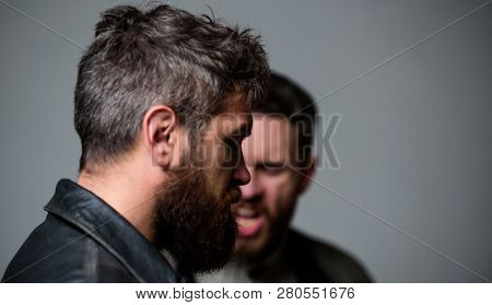 Feel Guilty. Men Failed Deal. Failure And Disappointment. Disappointed Partner. Sad Thoughts Concept