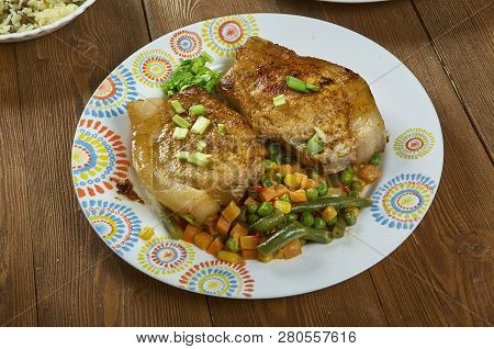 Chuletas A La Jardinera