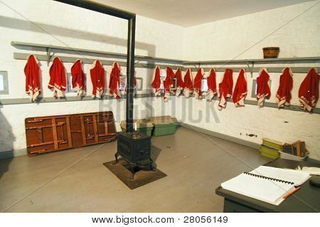 interiér kasárna Fort