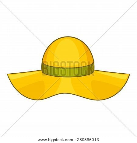 Sun Hat Icon. Cartoon Illustration Of Sun Hat Icon For Web Design