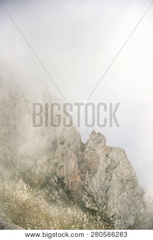Peaks in Oza Valley, Pyrenees, Spain.