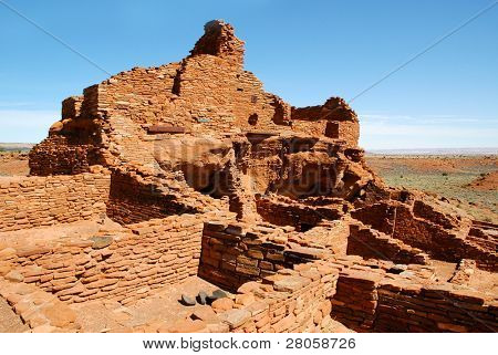 Wupatki National Monument-Ruinen