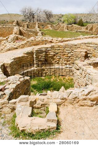 Aztec ruins National Monument native american indian Ruinen