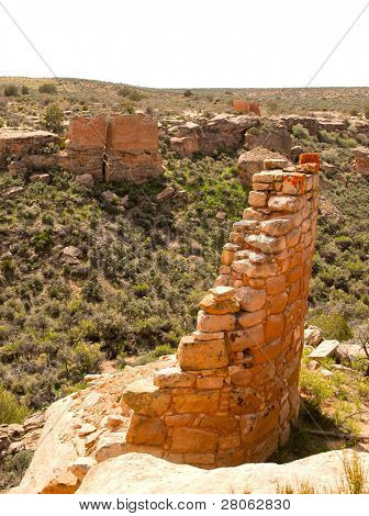 Hovenweep Národní památník rodilý Američan indické ruiny a kaňon