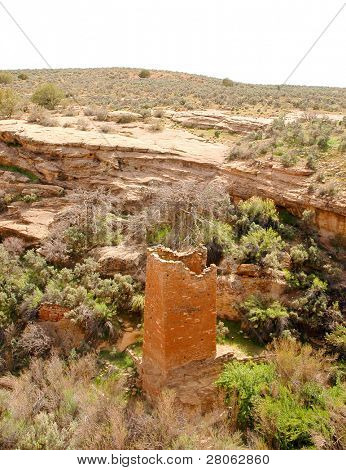 Hovenweep Národní památník rodilý Američan indické ruiny a kaňon