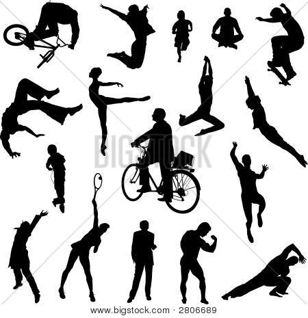 In Motion Silhouettes