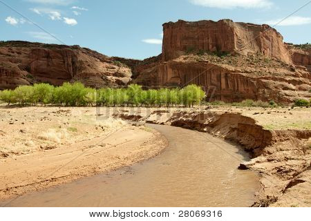 Canyon de Chelly Flusstal