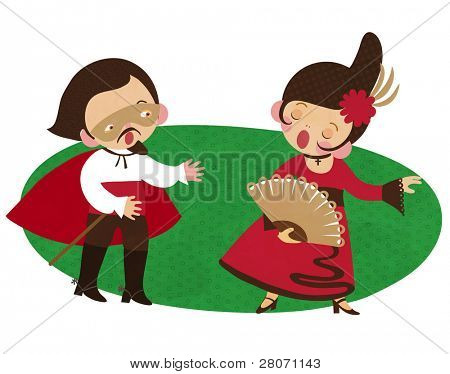 cartoon of child actors