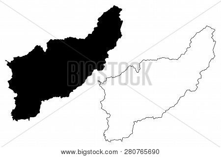 Uttaradit Province (kingdom Of Thailand, Siam, Provinces Of Thailand) Map Vector Illustration, Scrib