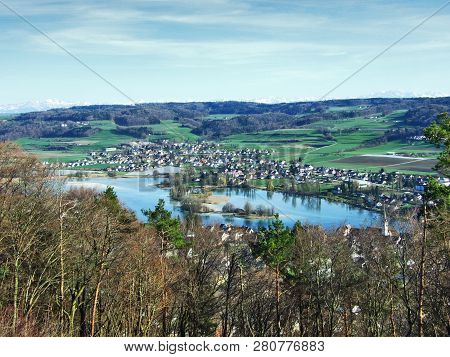 Panoramas From The Viewpoint At Hohenklingen Castle, Stein Am Rhein - Canton Of Schaffhausen, Switze