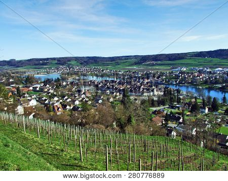 Panoramas From The Viewpoint At Hohenklingen Castle, Stein Am Rhein - Canton Of Schaffhausen, Switze