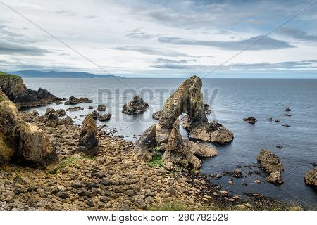 This Is A Picture Of Crohy Head Sea Arch On The Western Coast Of Donegal Ireland.  It Was Taken At L