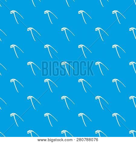 Medical Pliers Pattern Seamless Blue Repeat For Any Use