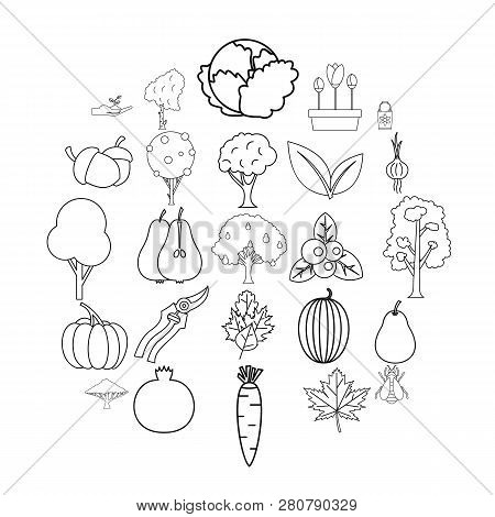 Gdn Icons Set. Outline Set Of 25 Gdn Icons For Web Isolated On White Background