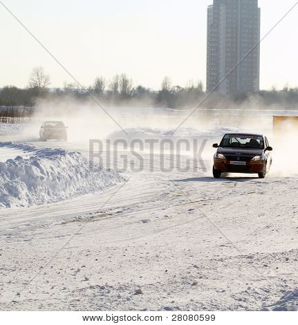 Moskva, Rusland - februar 23: 21 traditionelle 