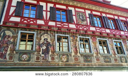 Painted Facades Or Bemalte Fassaden, Stein Am Rhein - Canton Of Schaffhausen, Switzerland