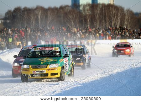 Moskva, Rusland - februar 23: 21 traditionelle 
