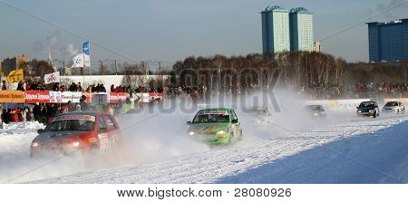 Moskva, Rusland - februar 23: 21 traditionelle 