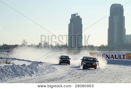 Moskva, Rusland - februar 23: 21 traditionelle 
