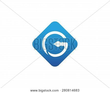 Letter G Pen Nib Logo Icon Design