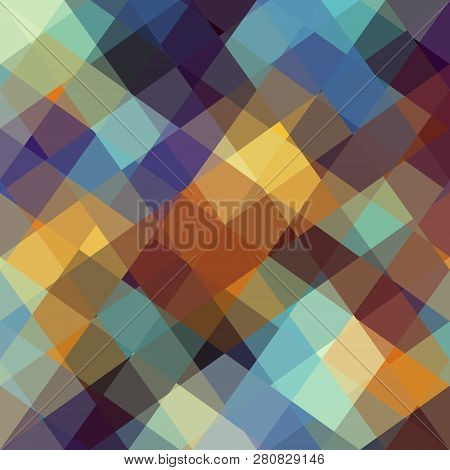 Geometric Abstract Pattern In Low Poly Style.