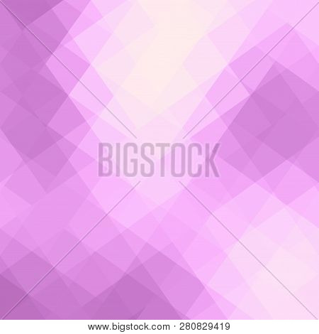 Geometric Abstract Pattern In Low Poly Style.