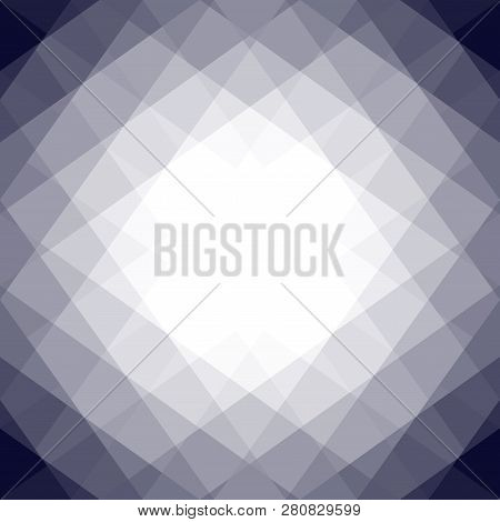 Geometric Abstract Pattern In Low Poly Style.