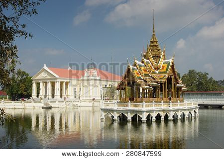 Ayutthaya, Thailand - January 22, 2011: Bang Pa-in Palace, Landmark Of Ayutthaya On January 22, 2011