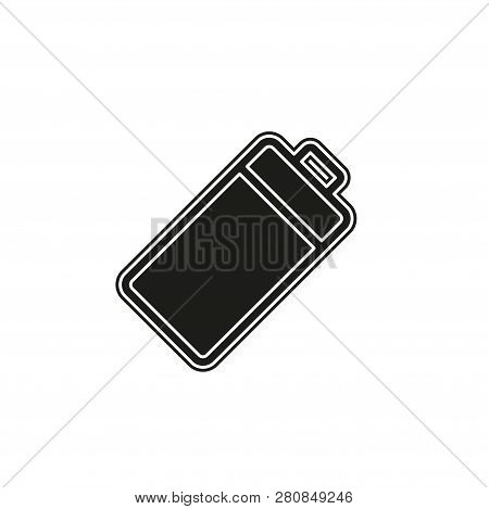 Simple Battery Isolated. Flat Pictogram - Simple Icon