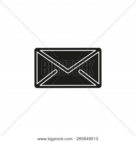 Simple Mail Isolated. Flat Pictogram - Simple Icon
