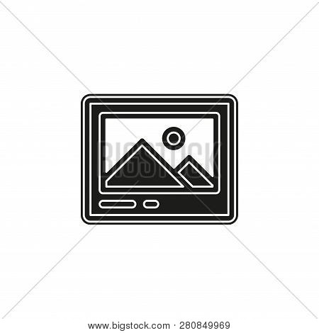 Simple Pictures Isolated. Flat Pictogram - Simple Icon
