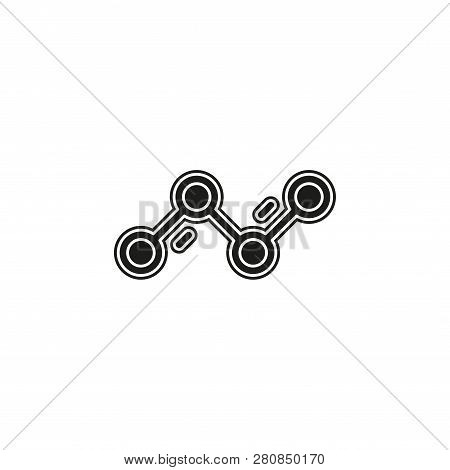 Simple Diagram Graphs. Flat Pictogram - Simple Icon