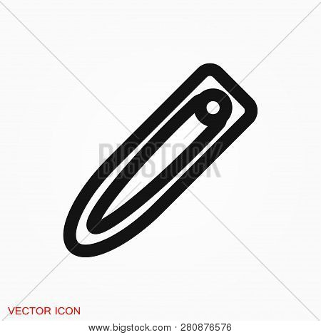 Nail Clippers Icon Logo, Illustration, Vector Sign Symbol For Design