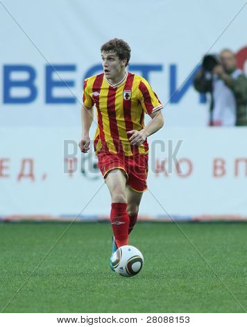 Moscou - 15 de maio: Frente Aleksandr Marenich na Alania em um jogo da 11ª Jornada do futebol russo