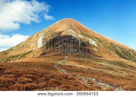 Mount Hoverla Or Goverla, The Highest Ukraine Carpathian Mountains