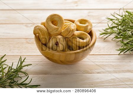 Savory Taralli As A Tradizional Italian Snack