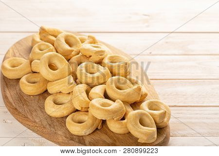 Savory Taralli As A Tradizional Italian Snack