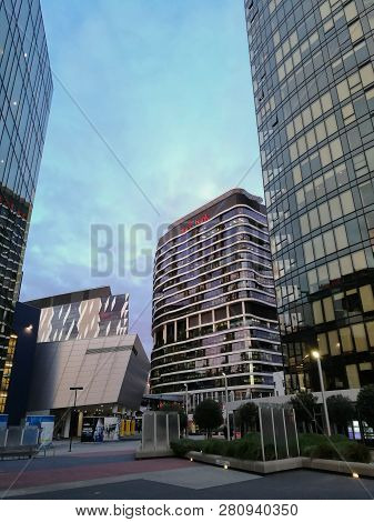 Melbourne, Australia - July 26, 2018: Corporate Headquarters Of Medibank Private Private Health Insu