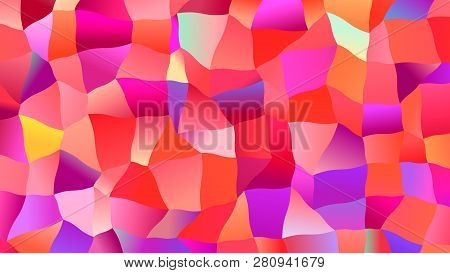 Colorful Bright Trendy Bg. Abstract Low Poly