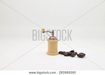 A  Tiny Figure Of Professional Coffee Maker