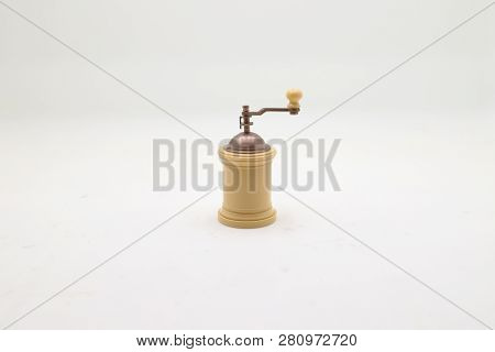 A  Tiny Figure Of Professional Coffee Maker