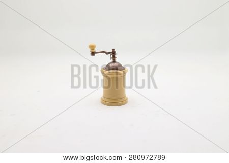 A  Tiny Figure Of Professional Coffee Maker