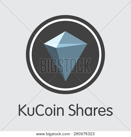 Kcs - Kucoin Shares. The Logo Of Coin Or Market Emblem.