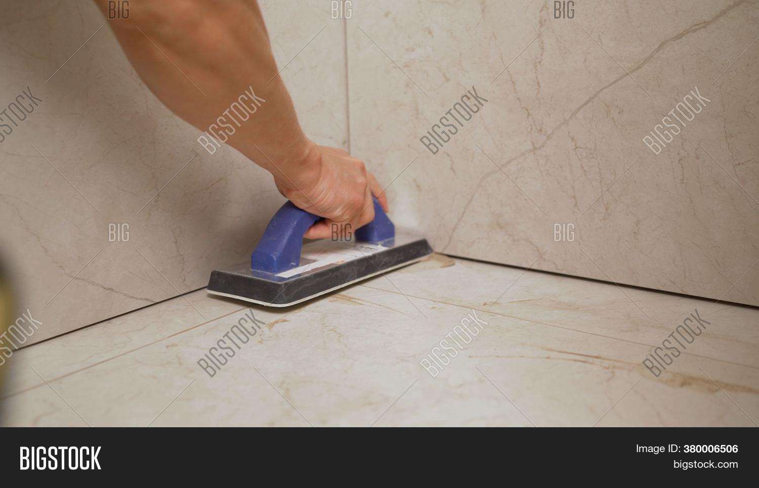 Grouting Ceramic Tiles Image & Photo (Free Trial) Bigstock